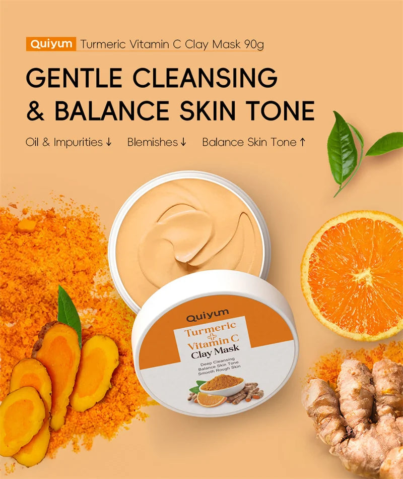 "Turmeric & Vitamin C Cleansing Mud Mask"