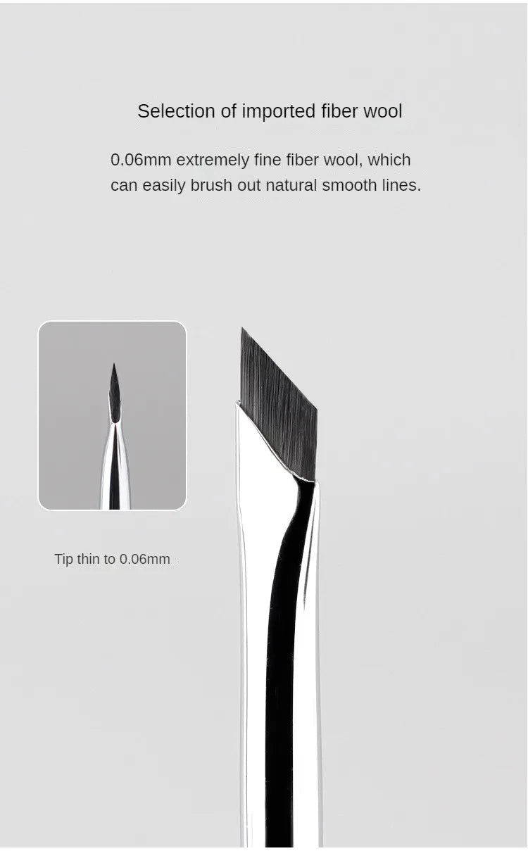 Ultra Thin Fine Angle Flat Eyebrow Brush