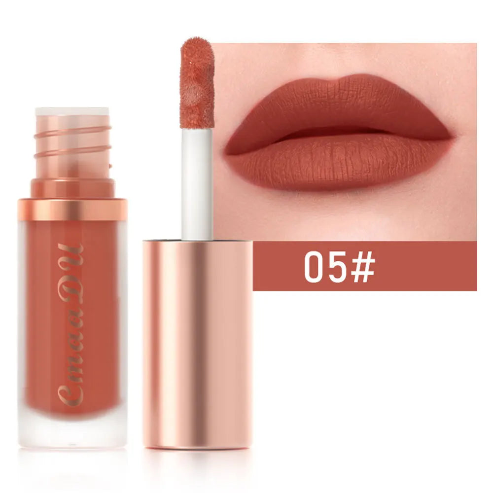 Waterproof Matte Velvet Lip Glaze