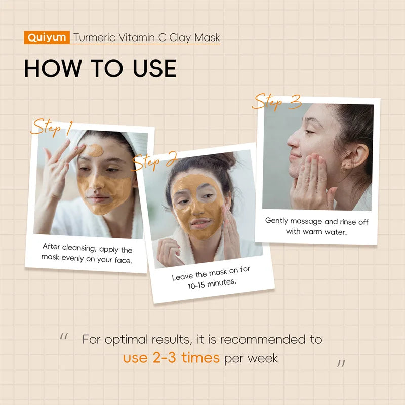 "Turmeric & Vitamin C Cleansing Mud Mask"