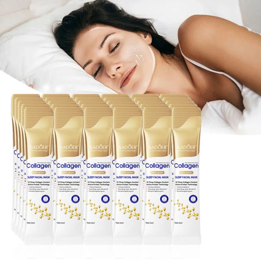 SADOER Collagen Sleeping Facial Masks - 30pcs