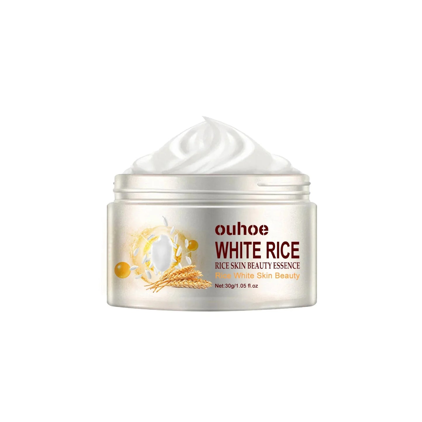 White Rice Whitening Face Serum: Smooth & Brighten Skin Care Set