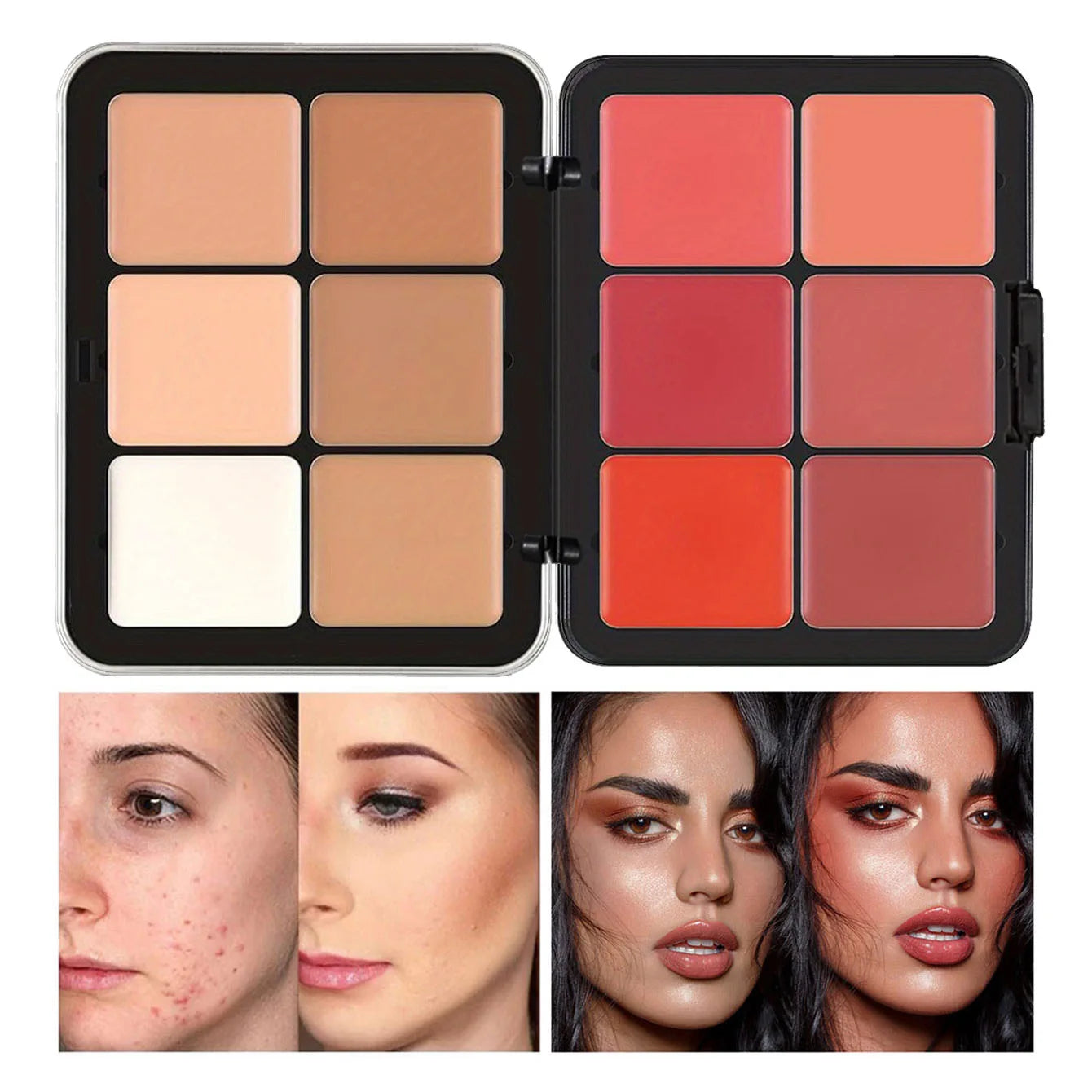 12 - Color All-in-One Concealer & Contour Palette