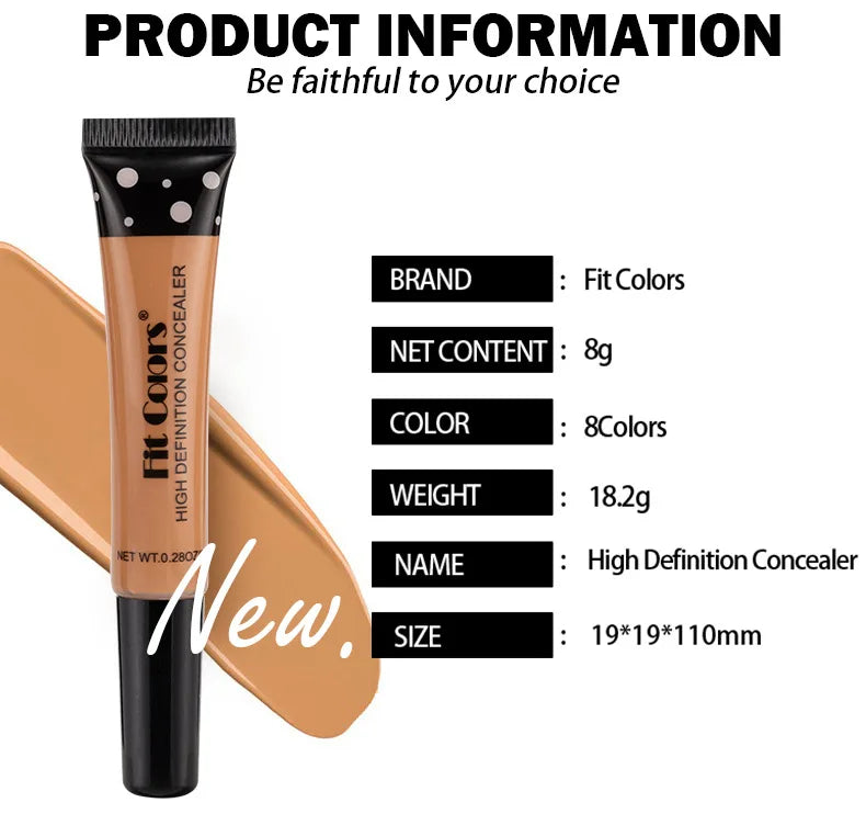 Concealer with Moisturizing Liquid Foundation