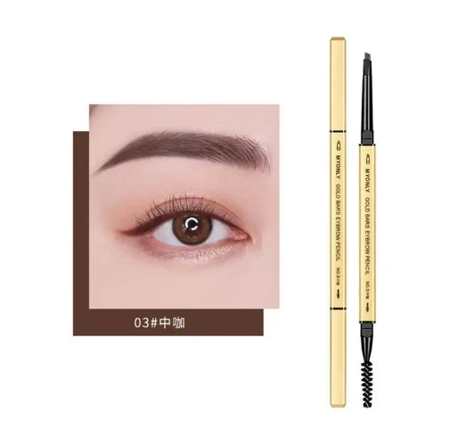 Dark Coffee Eyebrow Pencil with Brush