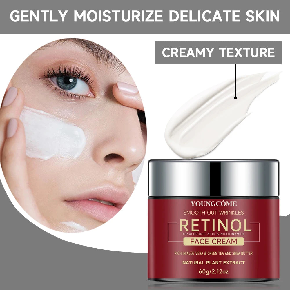 "Retinol Lifting and Firming Cream: Hydrates, Nourishes, and Revitalizes Your Skin"