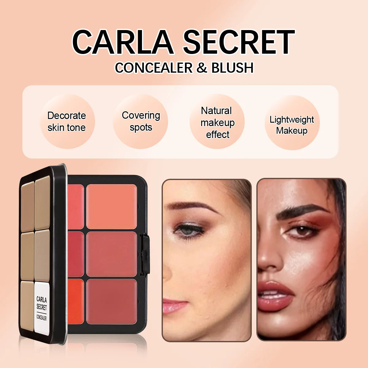 12 - Color All-in-One Concealer & Contour Palette