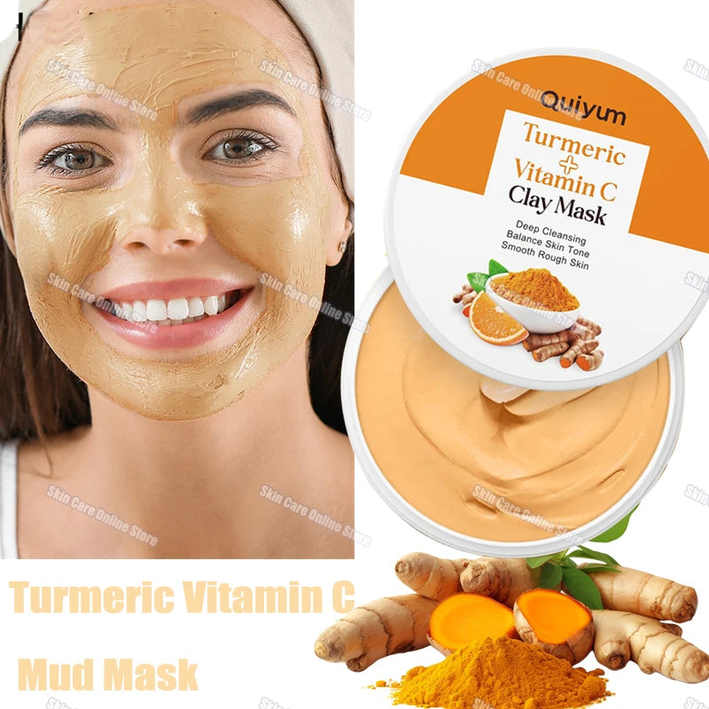 "Turmeric & Vitamin C Cleansing Mud Mask"