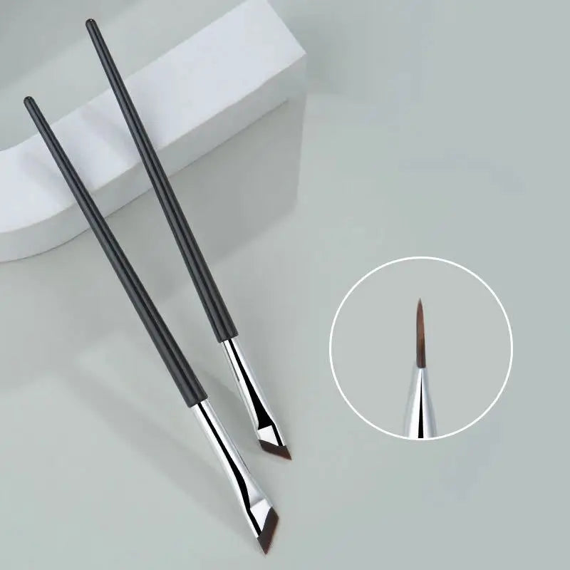 Ultra Thin Fine Angle Flat Eyebrow Brush