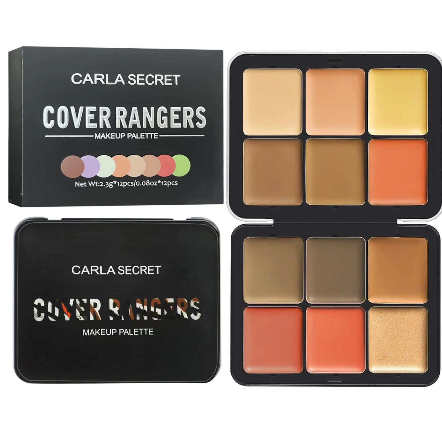 12 - Color All-in-One Concealer & Contour Palette