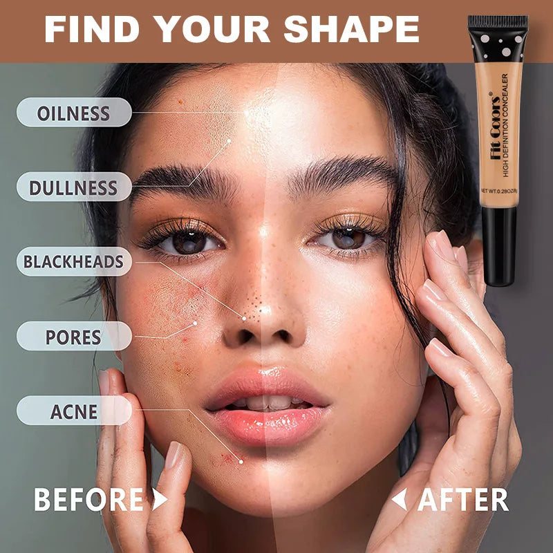 Concealer with Moisturizing Liquid Foundation