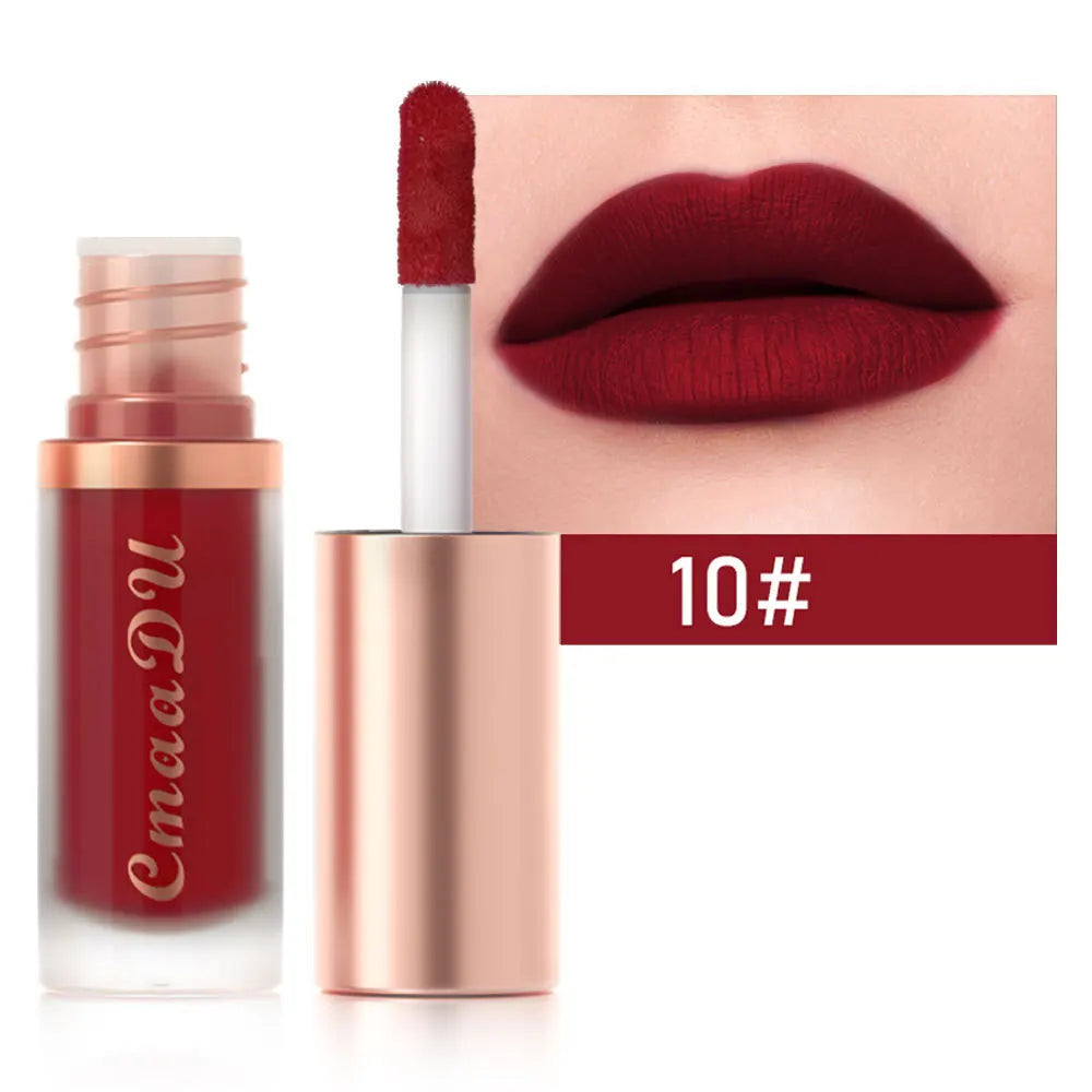 Waterproof Matte Velvet Lip Glaze